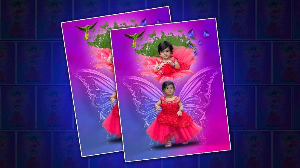 Butterfly effect photo editing