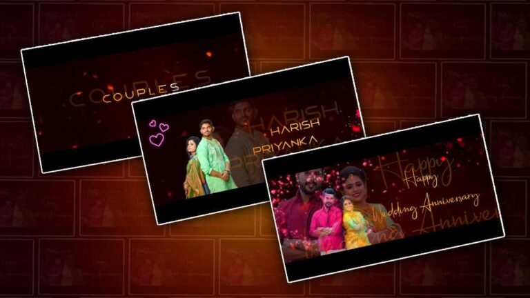 Wedding Anniversary Editing