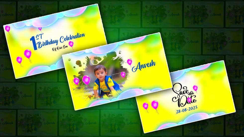 kids birthday invitation
